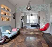 Дизайн апартамент в Париж в ретро стил
