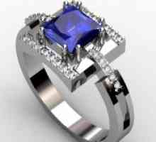 Как и какво да облека пръстен с диаманти и сапфири?
