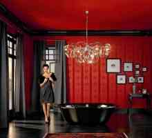 Модни тенденции в банята - черен, стъклени, дървени бани