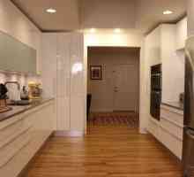 Стилен интериор лъскава кухня - блясък и блясък на вашия апартамент