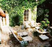 Вътрешен двор на вилата или в двора: възможности, както и с фантазия дизайн