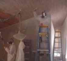 Боядисване с вар тавана с ръцете си: етапите на