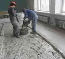 Приготвяне на разтвора за подове