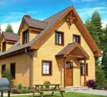 Как да създадете и реализира проект на двуетажни къщи от дървен материал?