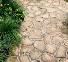 Прости начини за полагане красивите пътеки градина изработени от естествени материали
