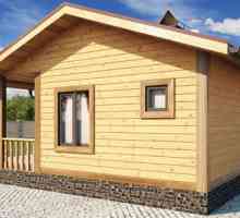 Дизайни за изграждане на баня дървен материал 4 от 4 m