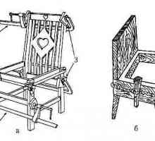 Издълбани столове и столове за дома със собствените си ръце