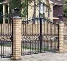 Garden порта със собствените си ръце: от трапецовидна ламарина или ограда от колове?