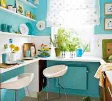 Синя кухня - вашият уютен кът