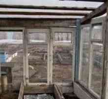 Greenhouse от старите дограма - уютна къща за домати и чушки