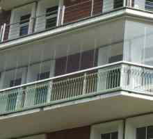 Изграждането на балкона, изработен от поликарбонат