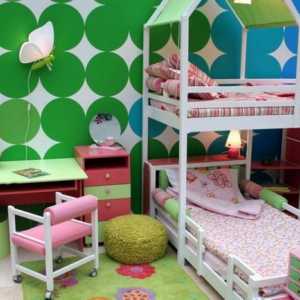 Детска стая с легло на два етажа: двуетажна царството за вашите деца