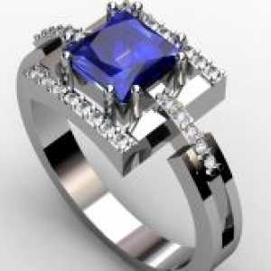 Как и какво да облека пръстен с диаманти и сапфири?