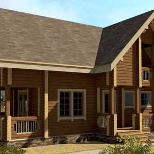Как да си построи къща от велпапе дървен под свиването?