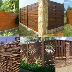 Как да направите необичайно ограда за вила или частен дом?