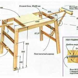Как да си направим маса за прободен с ръцете си?