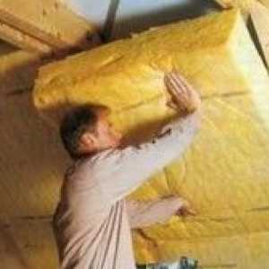 Как да се изолира тавана на къщата: Специален процес