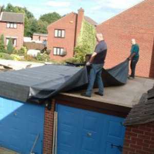 Основен ремонт на повърхността под покрива на гаража