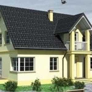 Покриви на къщи: проекти - се определя за формиране на покрива
