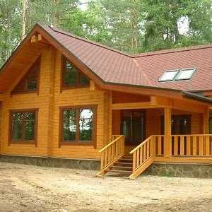 Оптималният размер на дървен материал за къща