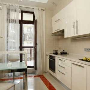 Пердета за вратата на кухнята балкон: максимален комфорт със стилен дизайн