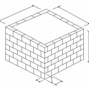 Колко от пяна блокове в куба?