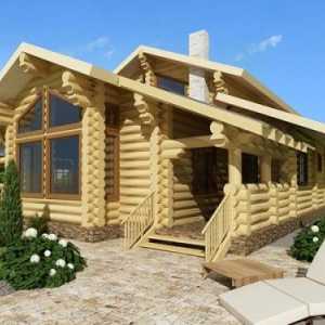Влезте кабина дом със собствените си ръце от дървени трупи и дървен материал