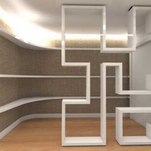 Рафтове и шкафове като опции бариери в стаята