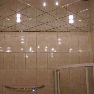 Технология завършване на тавана в банята