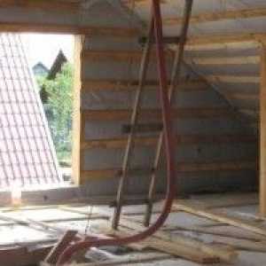 Технология изолация тавански етаж