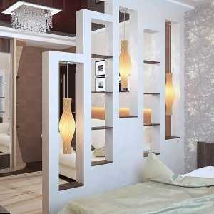 Опции дизайн спалня хол с дял