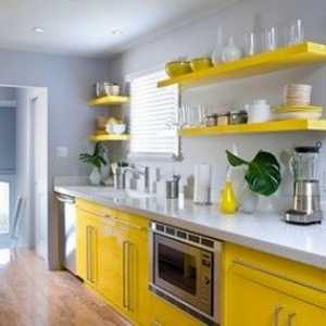 Жълт кухня - озарява и оживи вашия дом